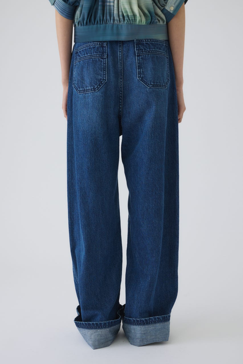 【RESTOCK PRE ORDER】Middle straight blue denim BLU 38