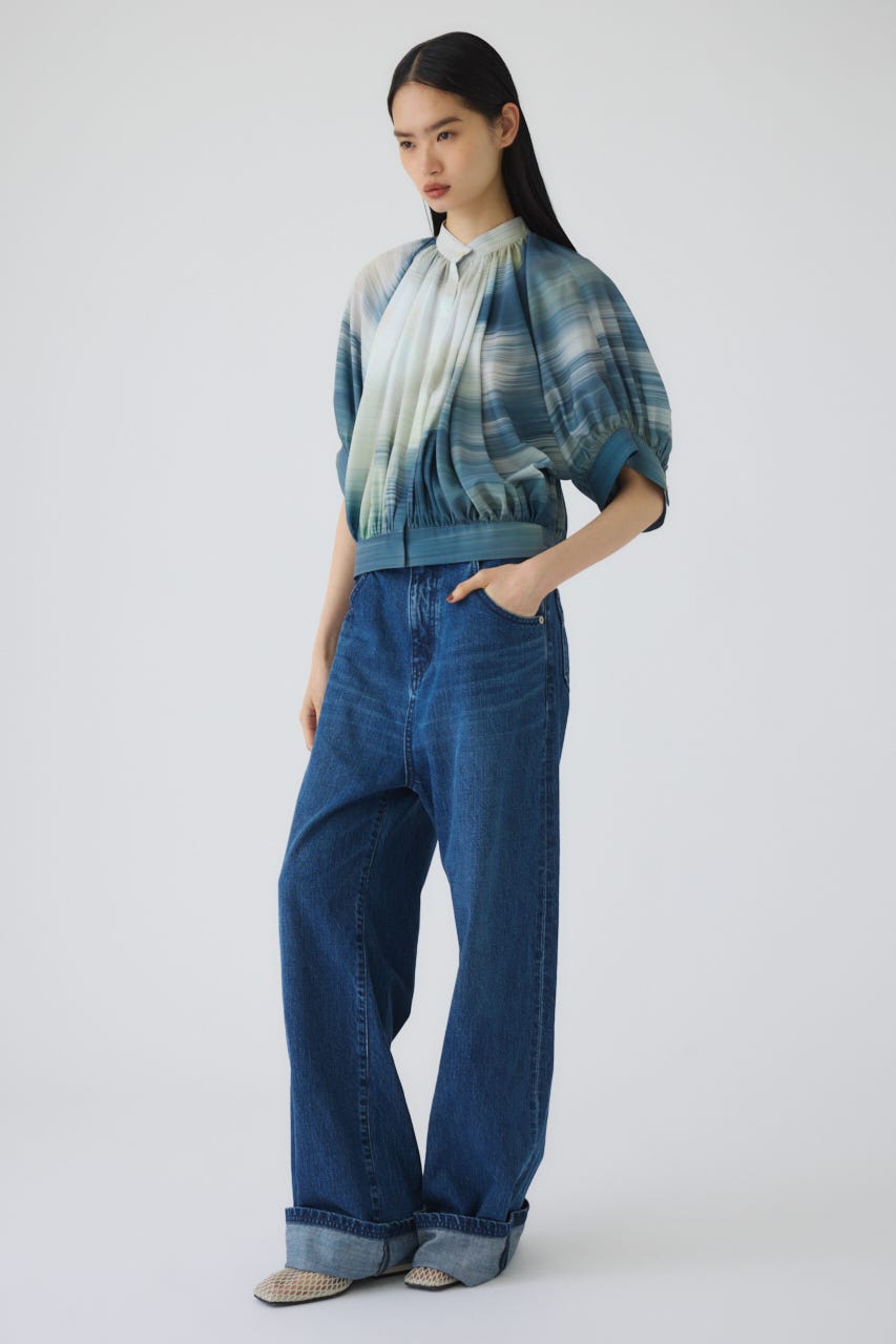 【RESTOCK PRE ORDER】Middle straight blue denim BLU 38