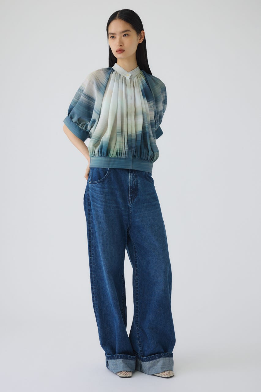 【RESTOCK PRE ORDER】Middle straight blue denim BLU 38