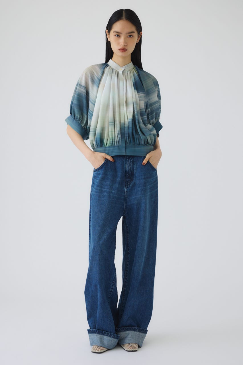 【RESTOCK PRE ORDER】Middle straight blue denim BLU 38