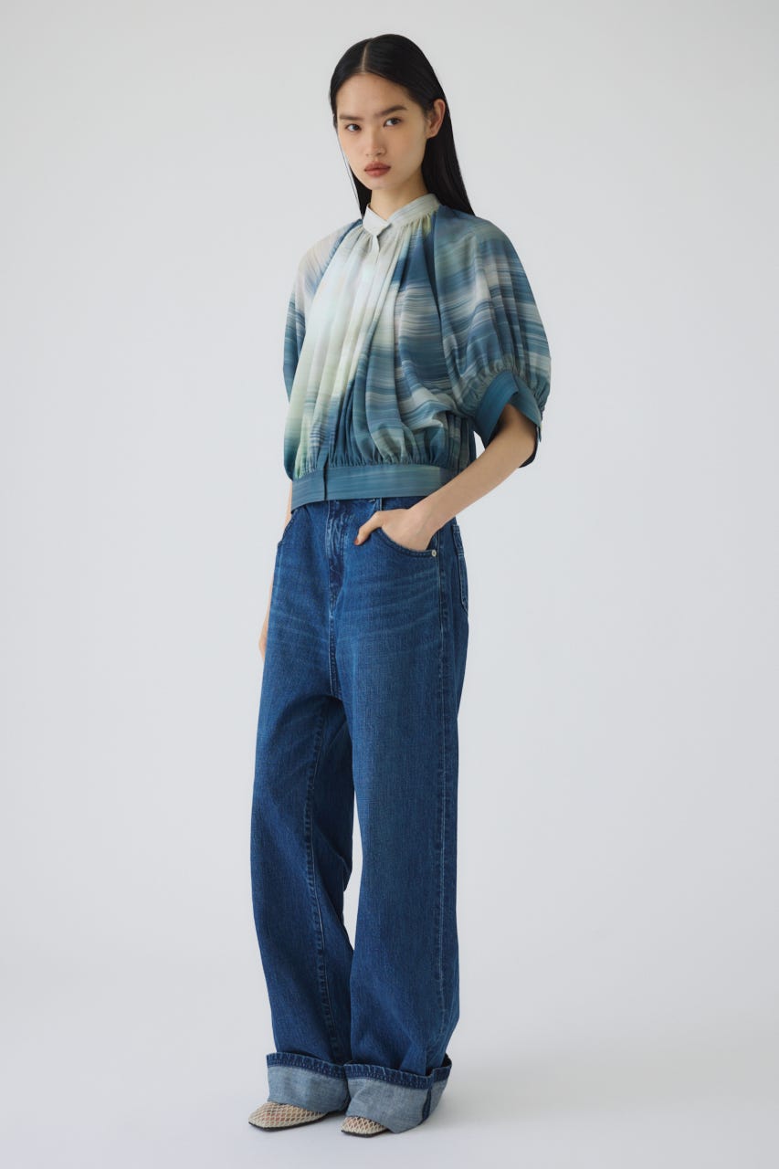 【RESTOCK PRE ORDER】Middle straight blue denim BLU 38