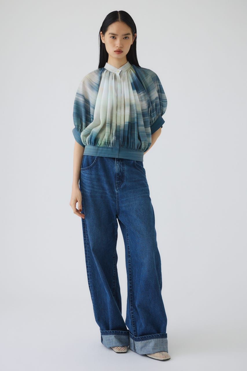 【RESTOCK PRE ORDER】Middle straight blue denim BLU 38