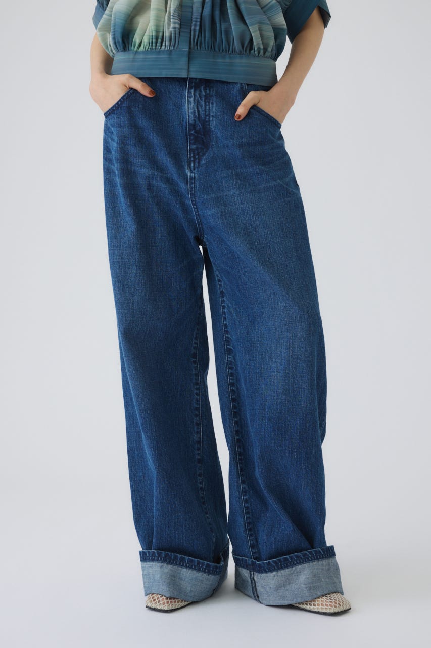 【RESTOCK PRE ORDER】Middle straight blue denim BLU 38