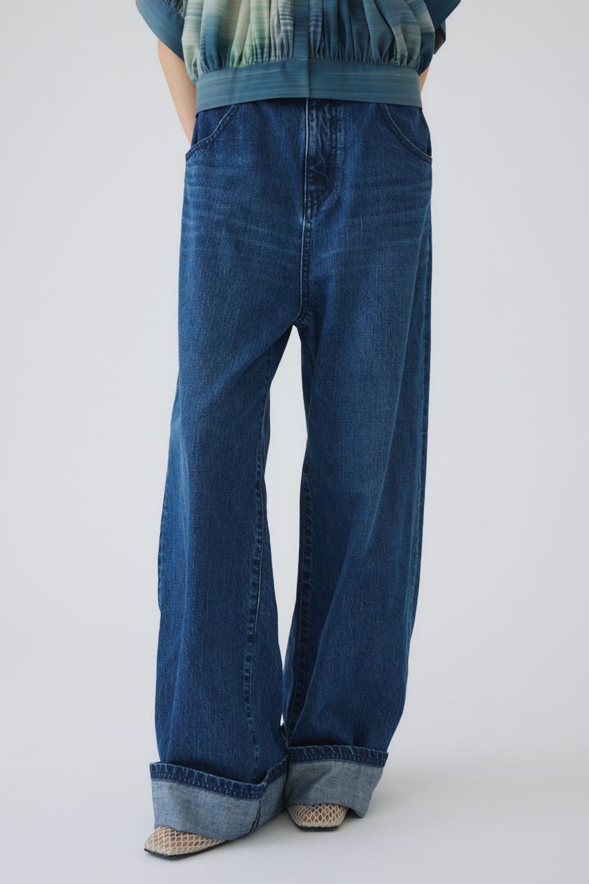 【RESTOCK PRE ORDER】Middle straight blue denim BLU 38