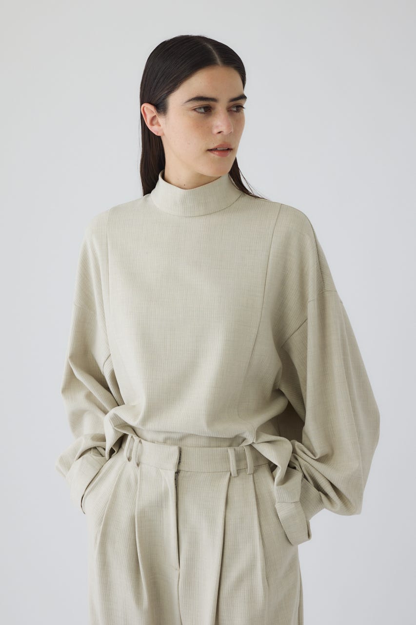 12/17- order start Dobby stripe flap pullover L/BEG FREE