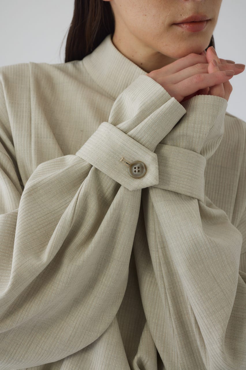 12/17- order start Dobby stripe flap pullover L/BEG FREE