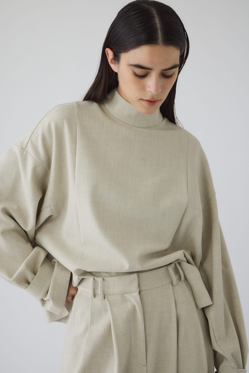 12/17- order start Dobby stripe flap pullover L/BEG FREE