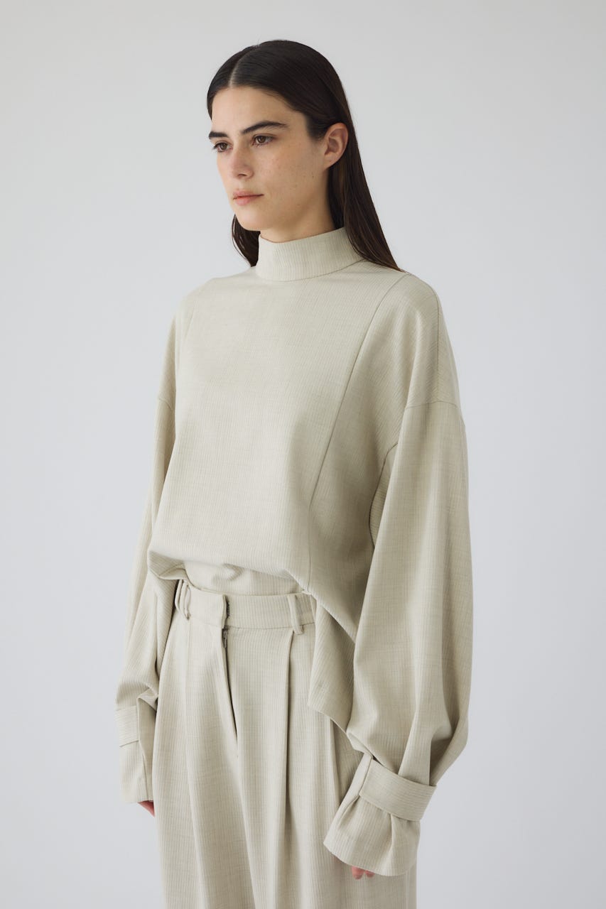 12/17- order start Dobby stripe flap pullover L/BEG FREE