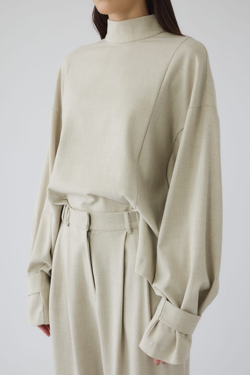 12/17- order start Dobby stripe flap pullover L/BEG FREE