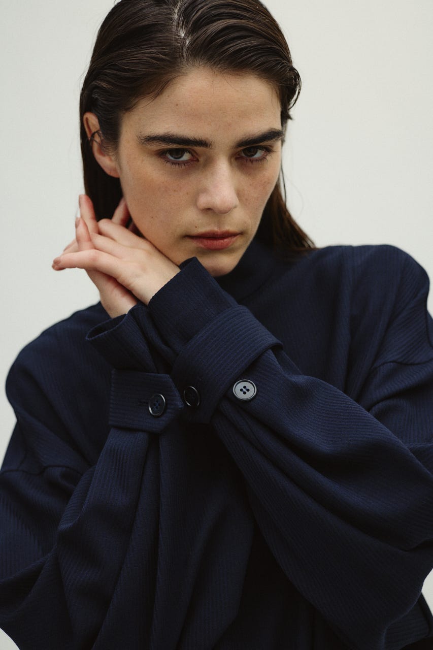 12/17- order start Dobby stripe flap pullover NVY FREE