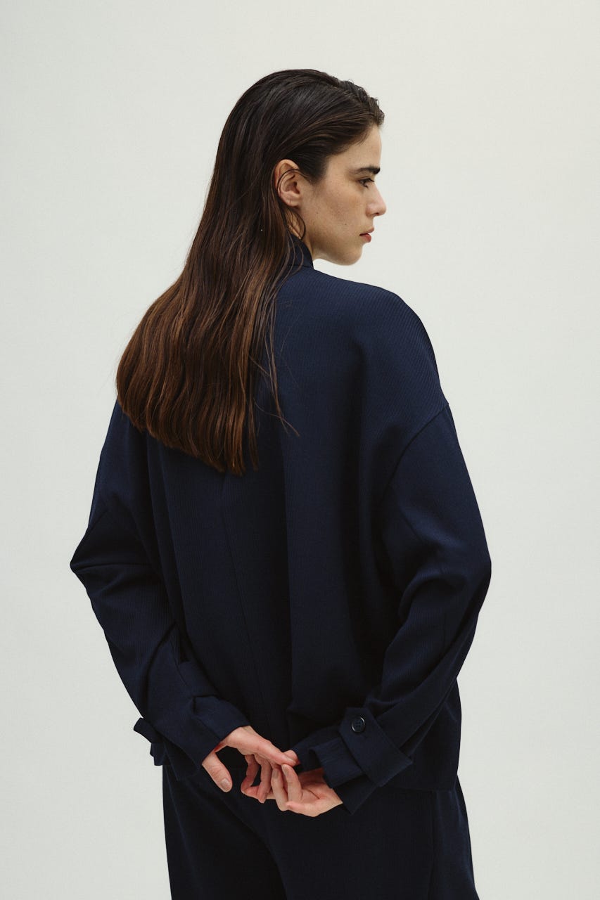 12/17- order start Dobby stripe flap pullover NVY FREE