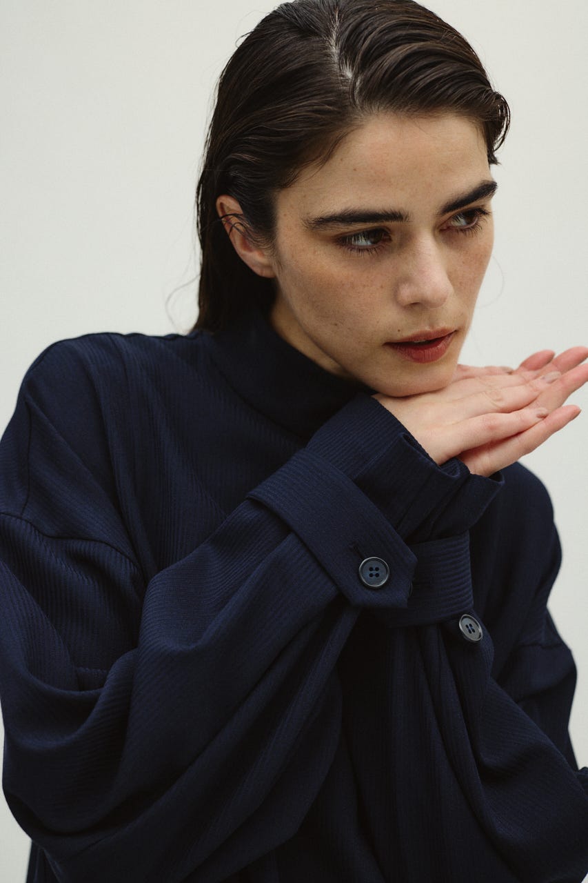 12/17- order start Dobby stripe flap pullover NVY FREE