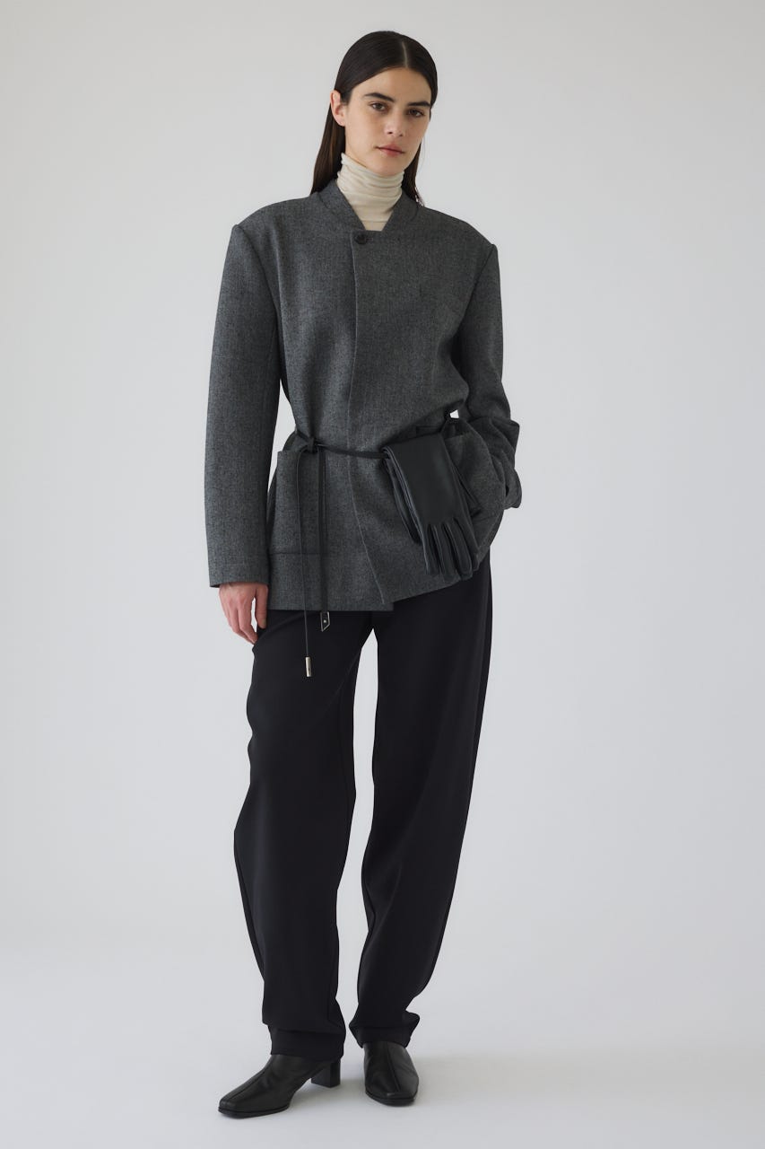 12/3- order start Metal belt box jacket GRY FREE