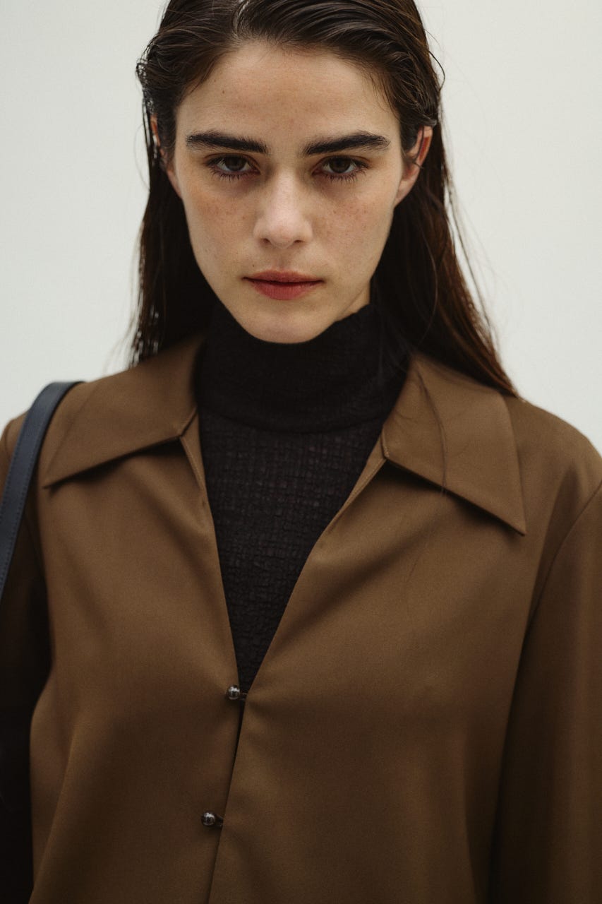 1/14- order start Open collar slim SH JK BRN 36