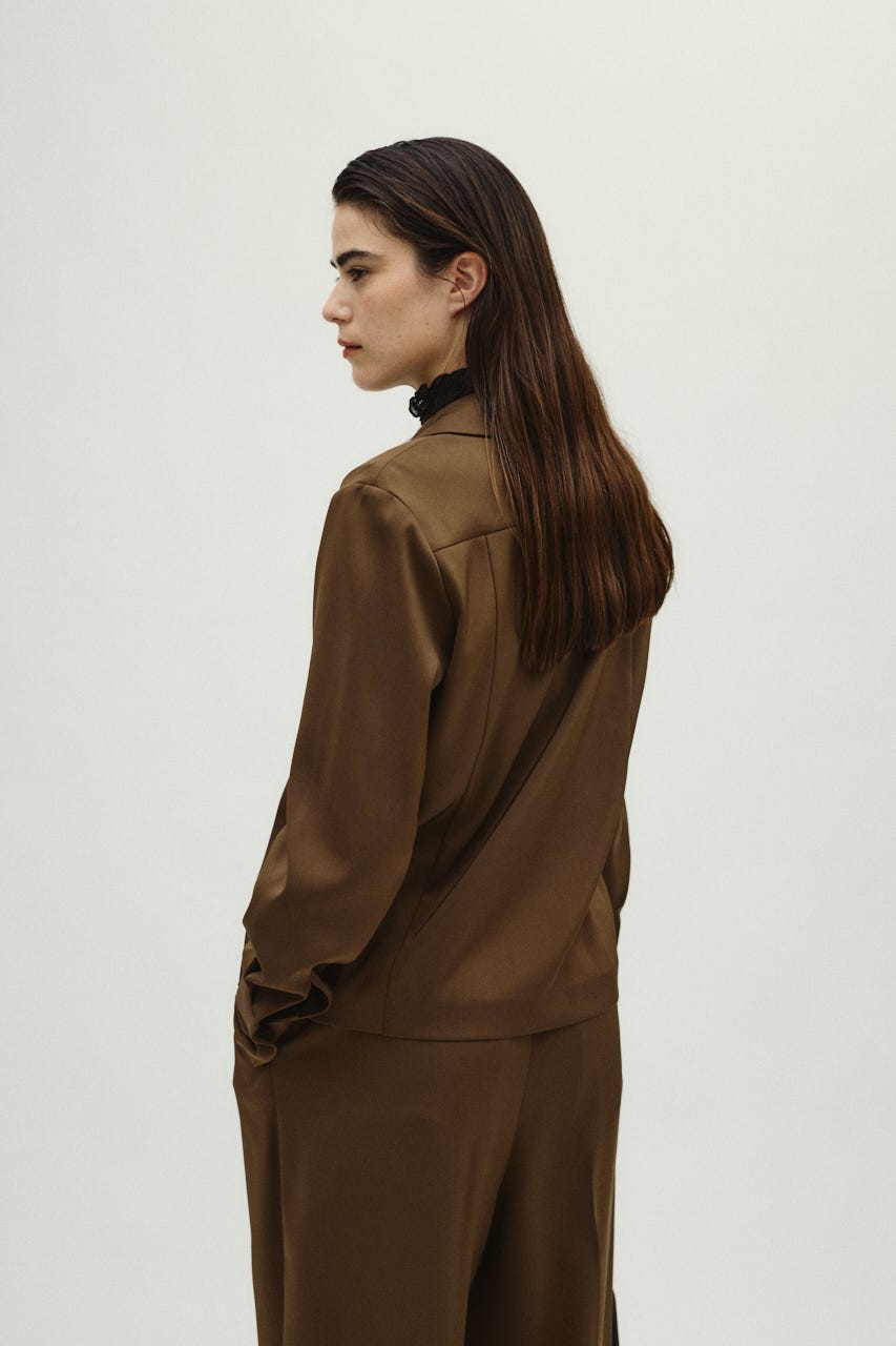 1/14- order start Open collar slim SH JK BRN 36