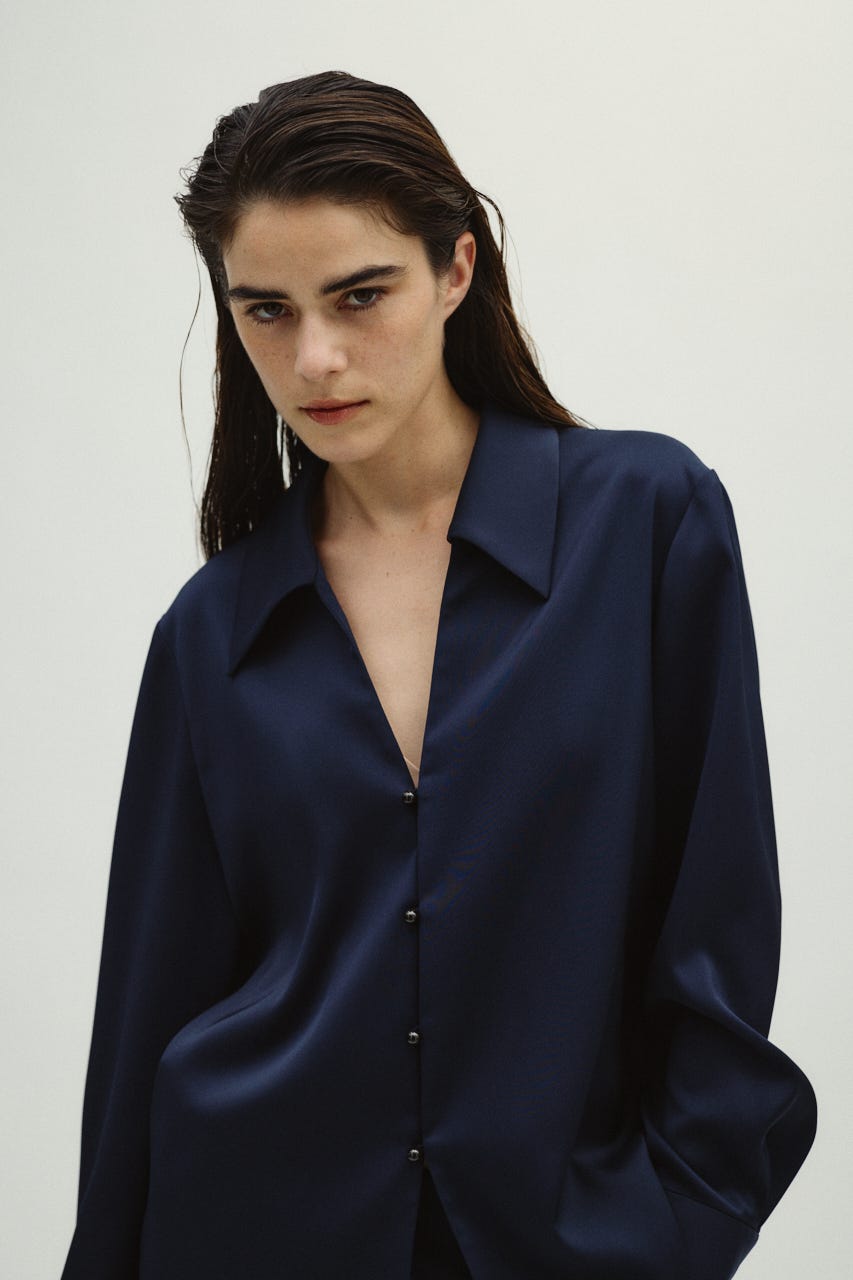 1/14- order start Open collar slim SH JK NVY 36