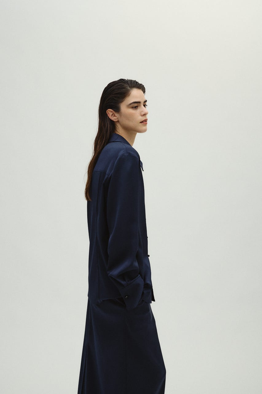 1/14- order start Open collar slim SH JK NVY 36