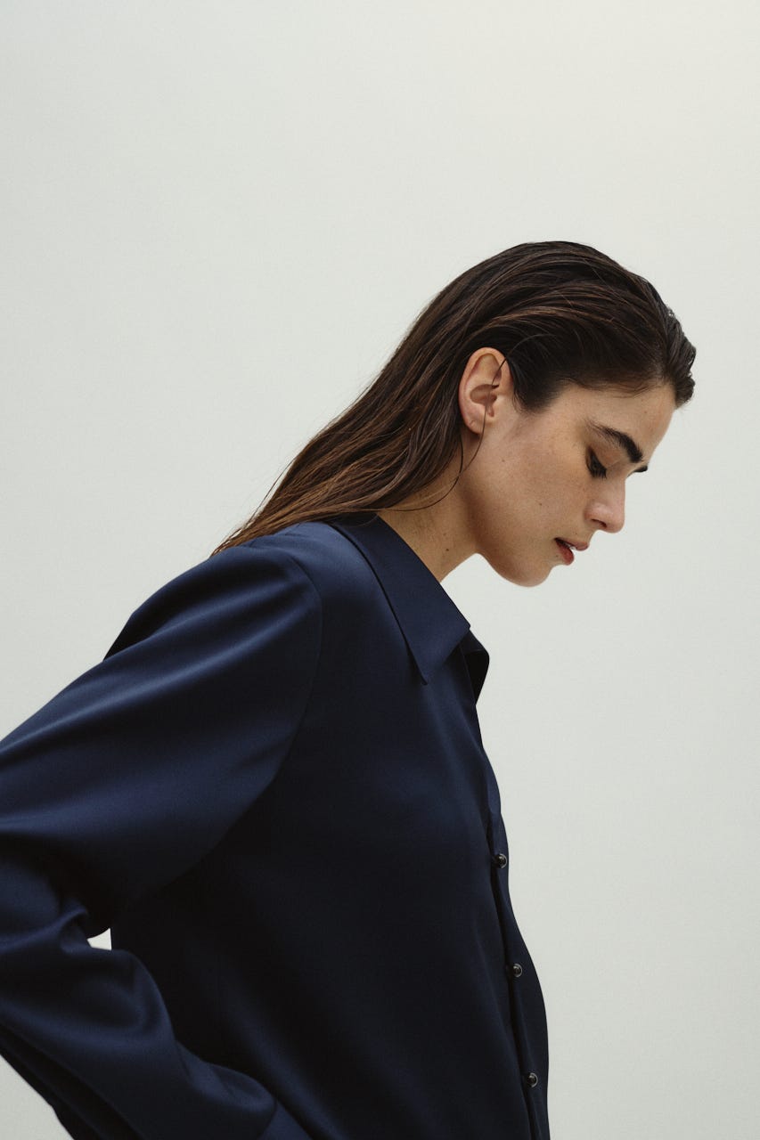 1/14- order start Open collar slim SH JK NVY 36