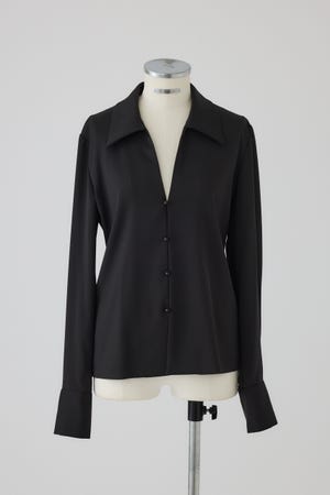 RIM.ARK JK like v neck SH ブラック36 リムアーク RIM.ARK Dress up