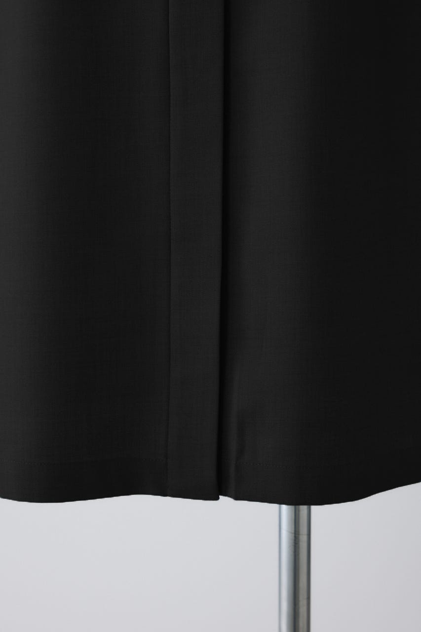 12/17- order start High collar classic blouse BLK FREE