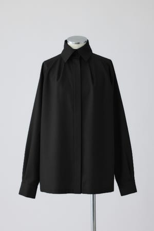 12/17- order start High collar classic blouse