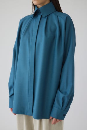 12/17- order start High collar classic blouse