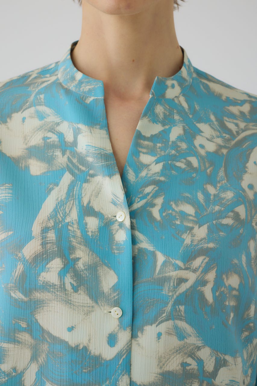 1/1- order start Air turbulence painting blouse L/BLU FREE