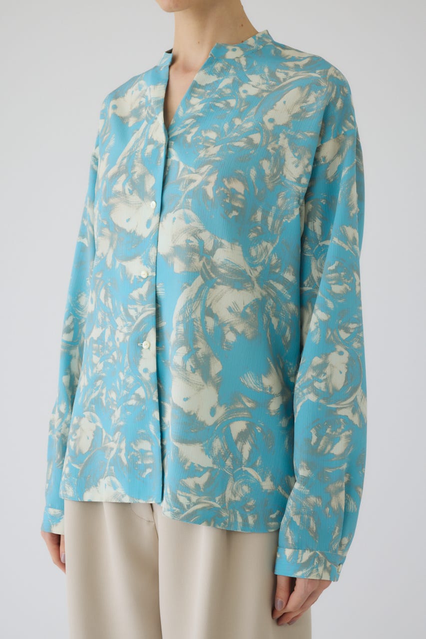 1/1- order start Air turbulence painting blouse L/BLU FREE