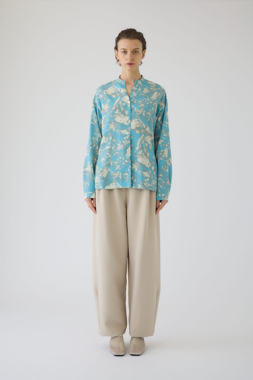 1/1- order start Air turbulence painting blouse L/BLU FREE