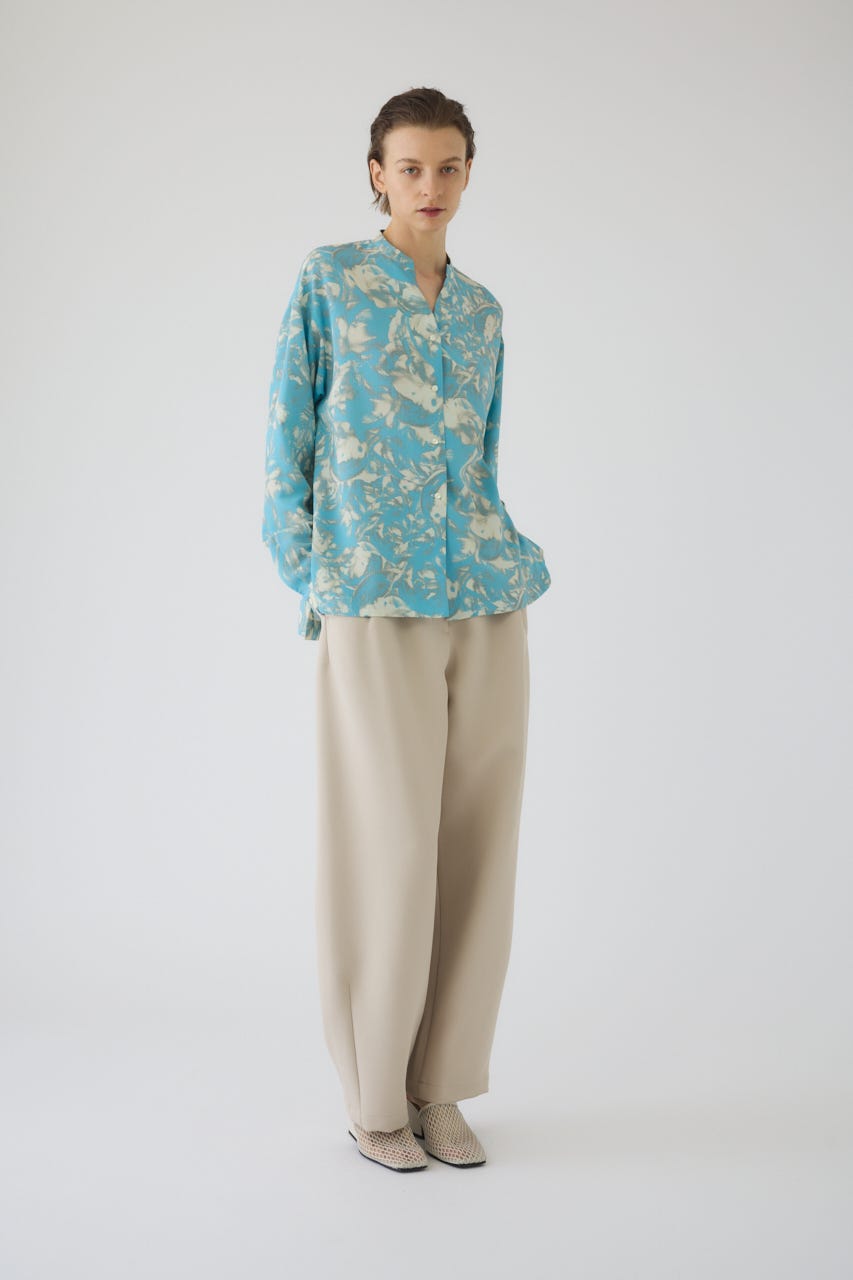 1/1- order start Air turbulence painting blouse L/BLU FREE