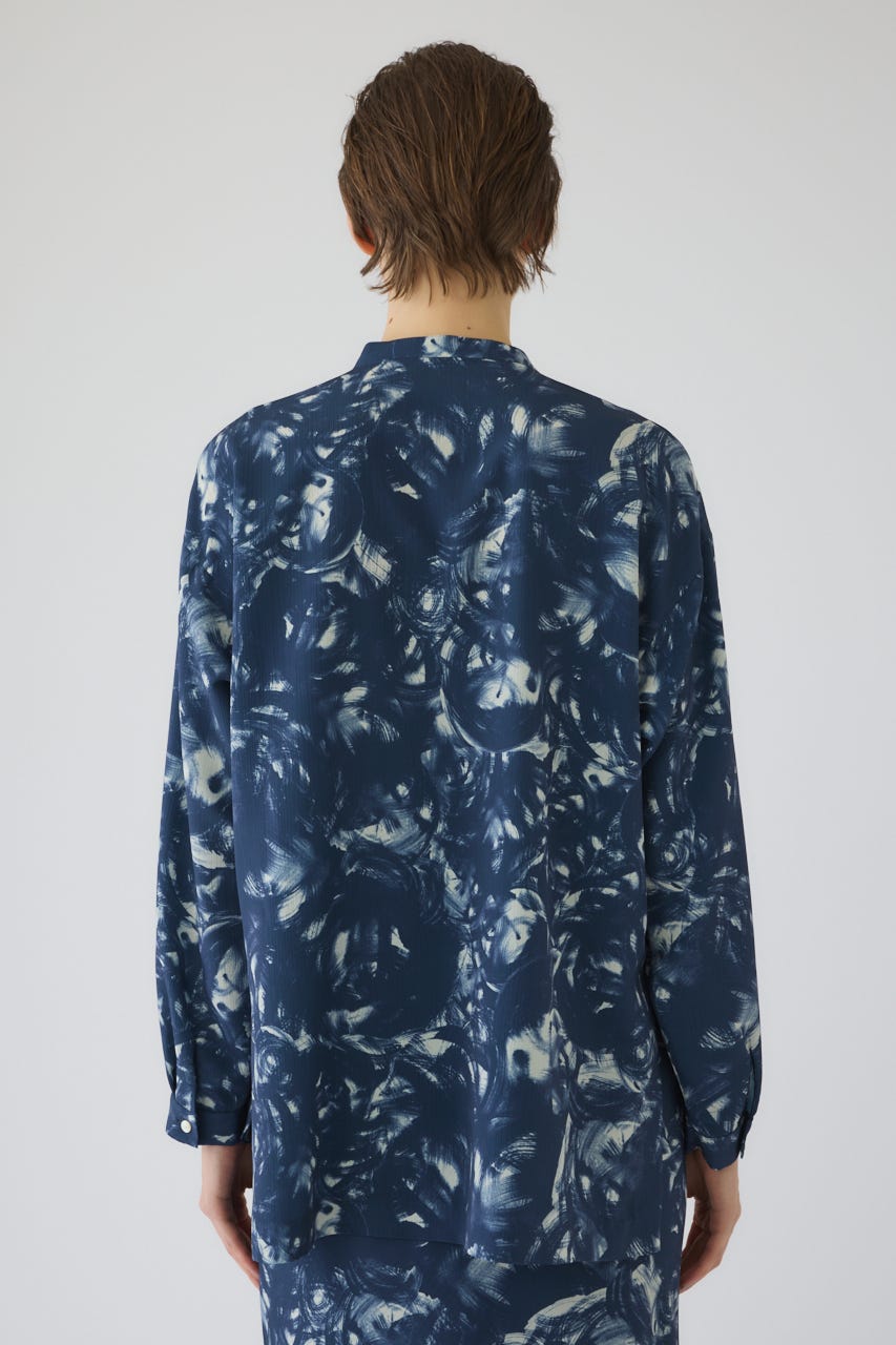 1/1- order start Air turbulence painting blouse NVY FREE