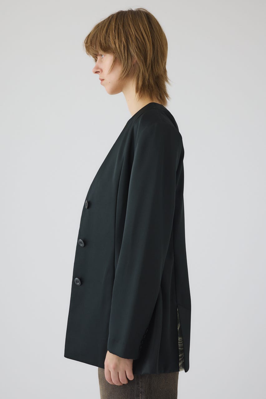 3/4 order start Hidden detail curve jacket BLK 36