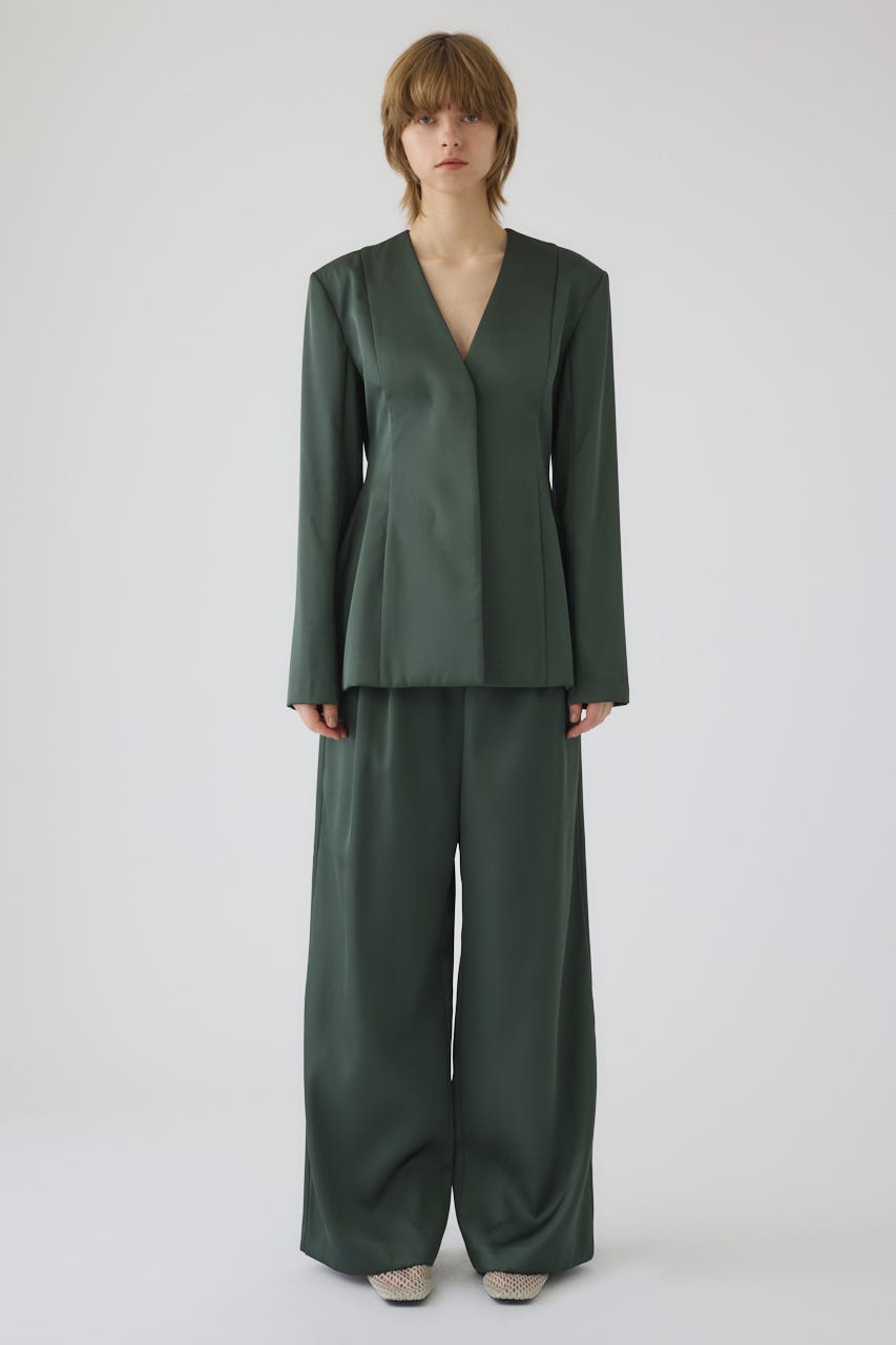 3/4 order start Hidden detail curve jacket GRN 36