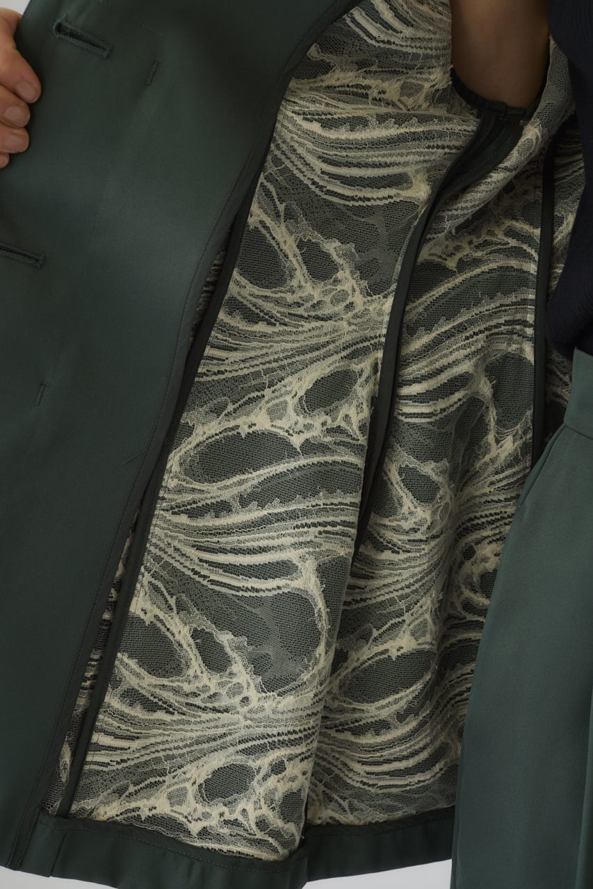 3/4 order start Hidden detail curve jacket GRN 36