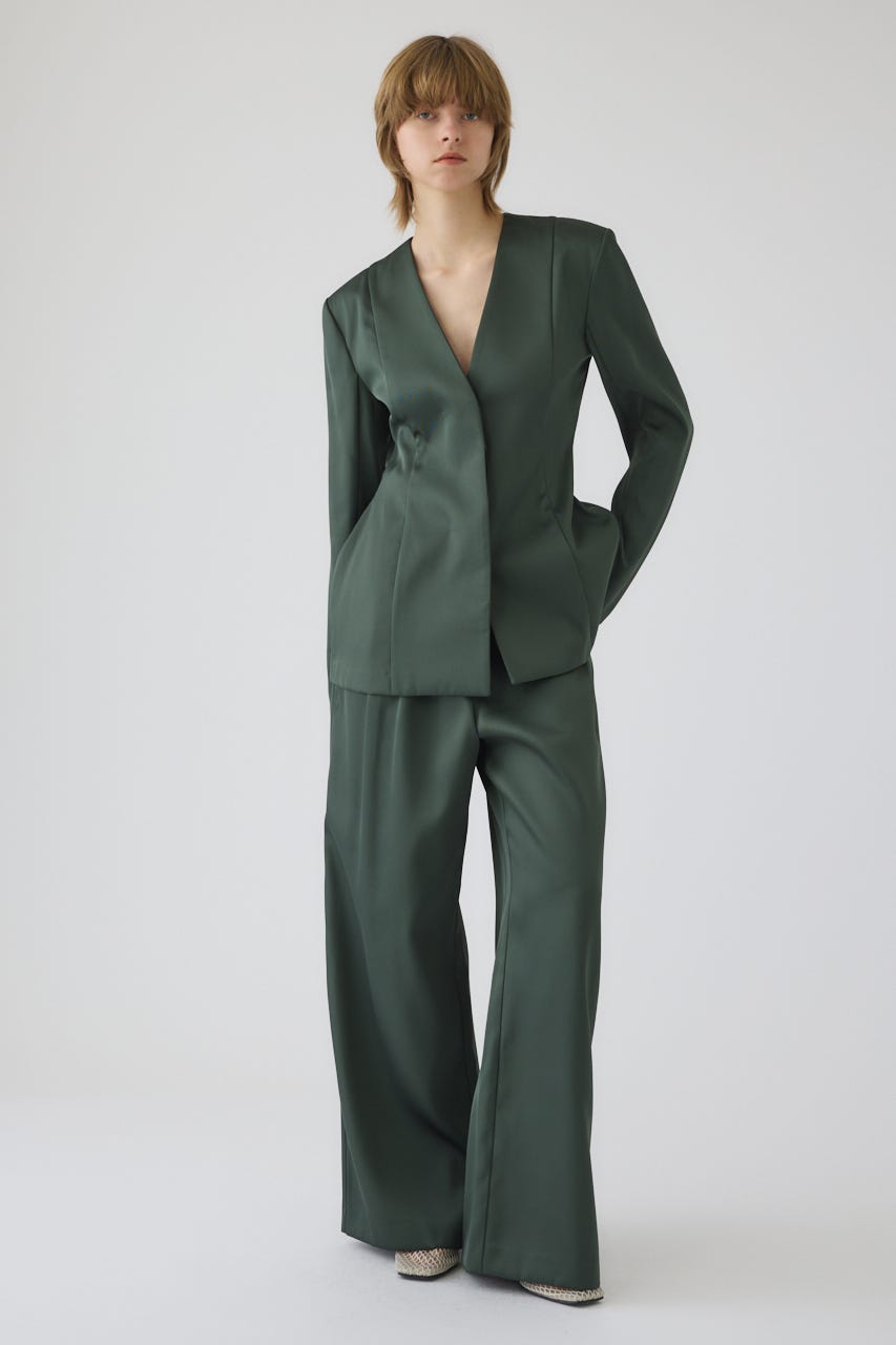 3/4 order start Hidden detail curve jacket GRN 36