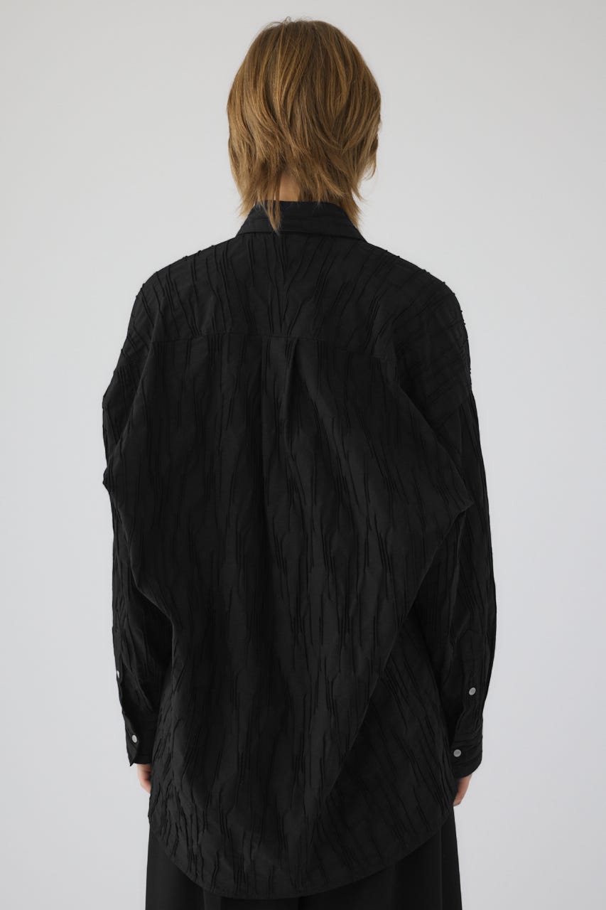 3/4 order start Tuck pleats back volume SH BLK FREE