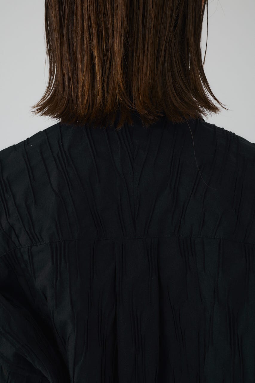 3/4 order start Tuck pleats back volume SH NVY FREE