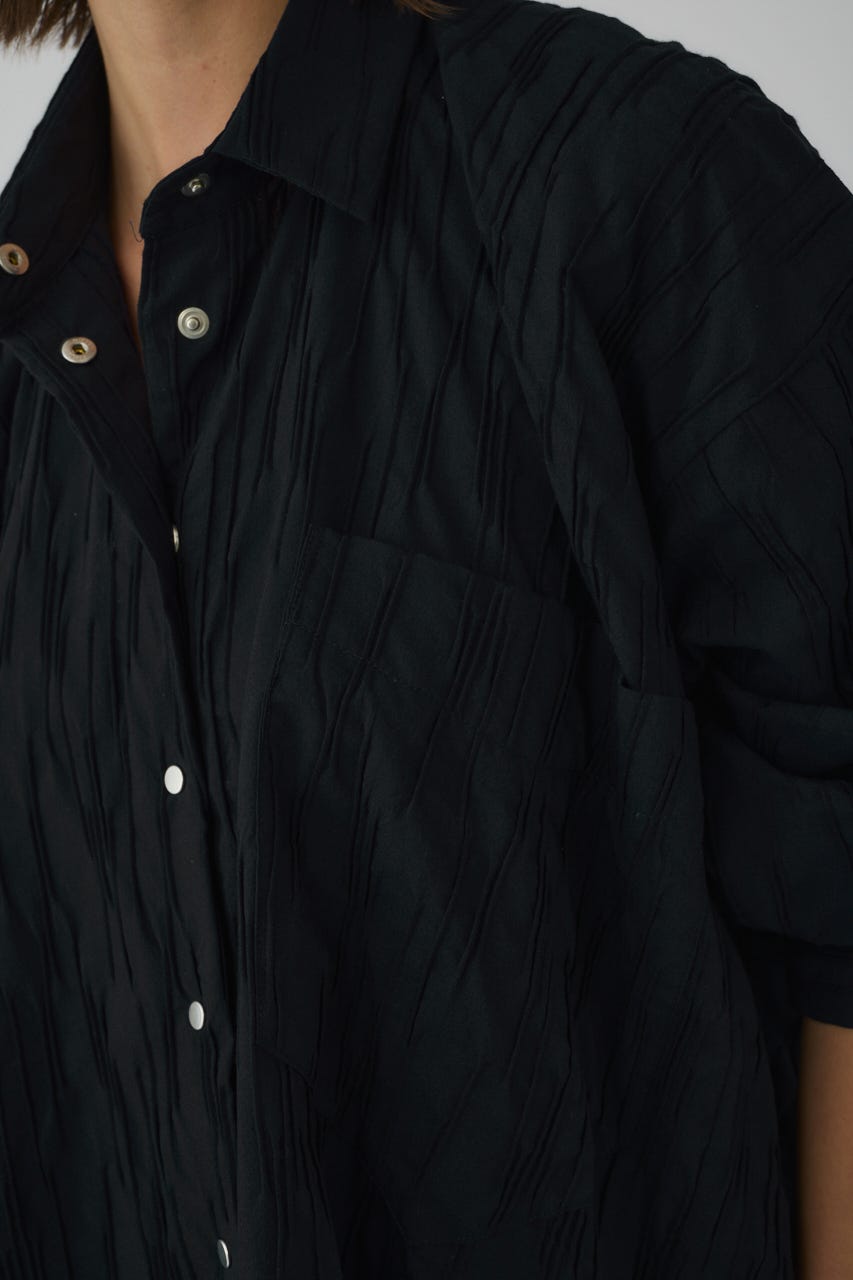 3/4 order start Tuck pleats back volume SH NVY FREE