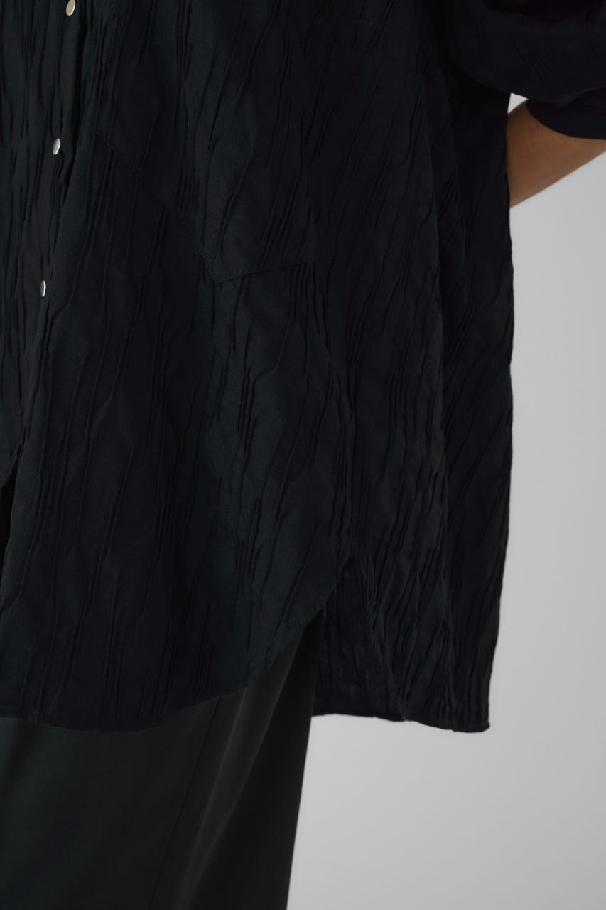 3/4 order start Tuck pleats back volume SH NVY FREE