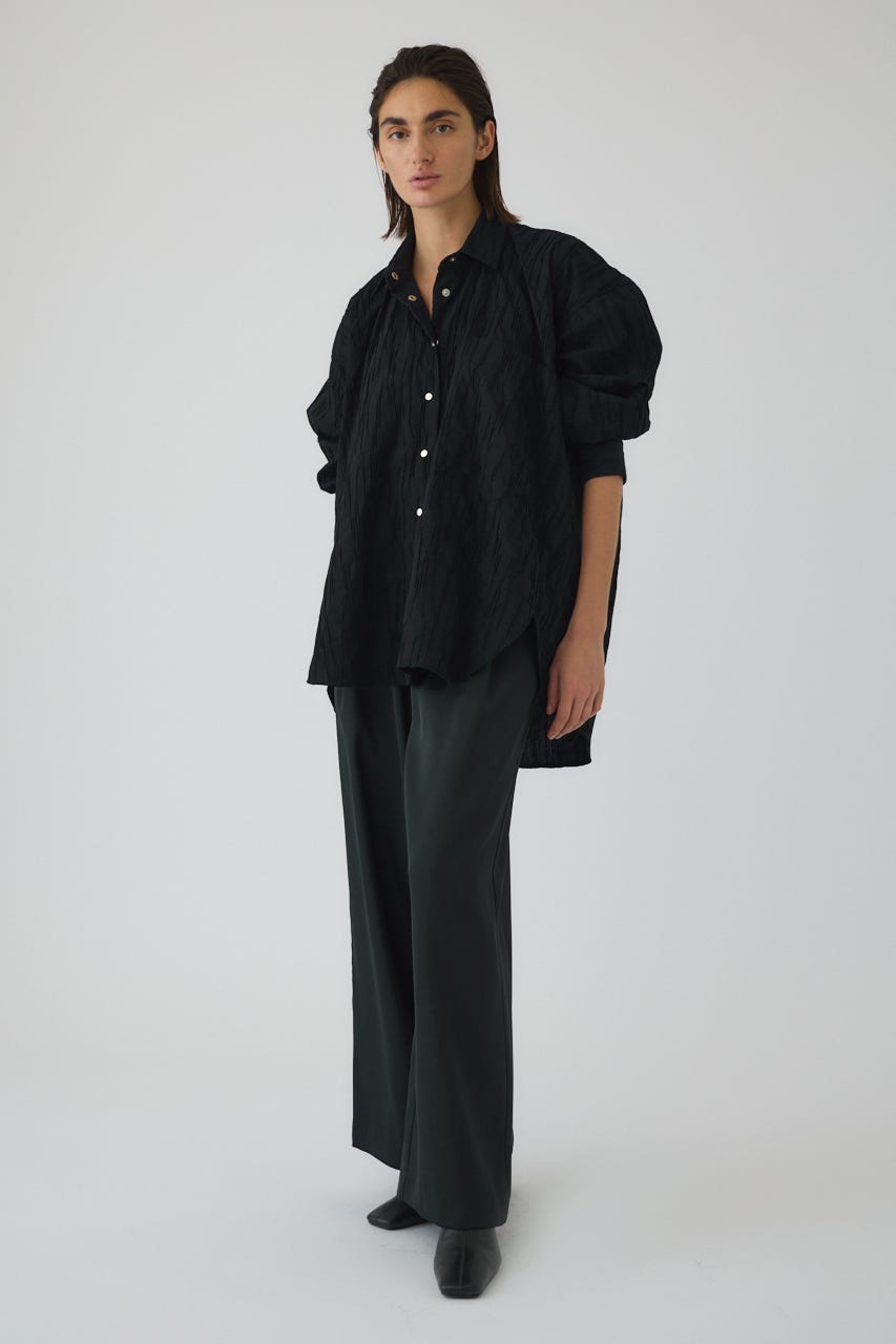 3/4 order start Tuck pleats back volume SH NVY FREE