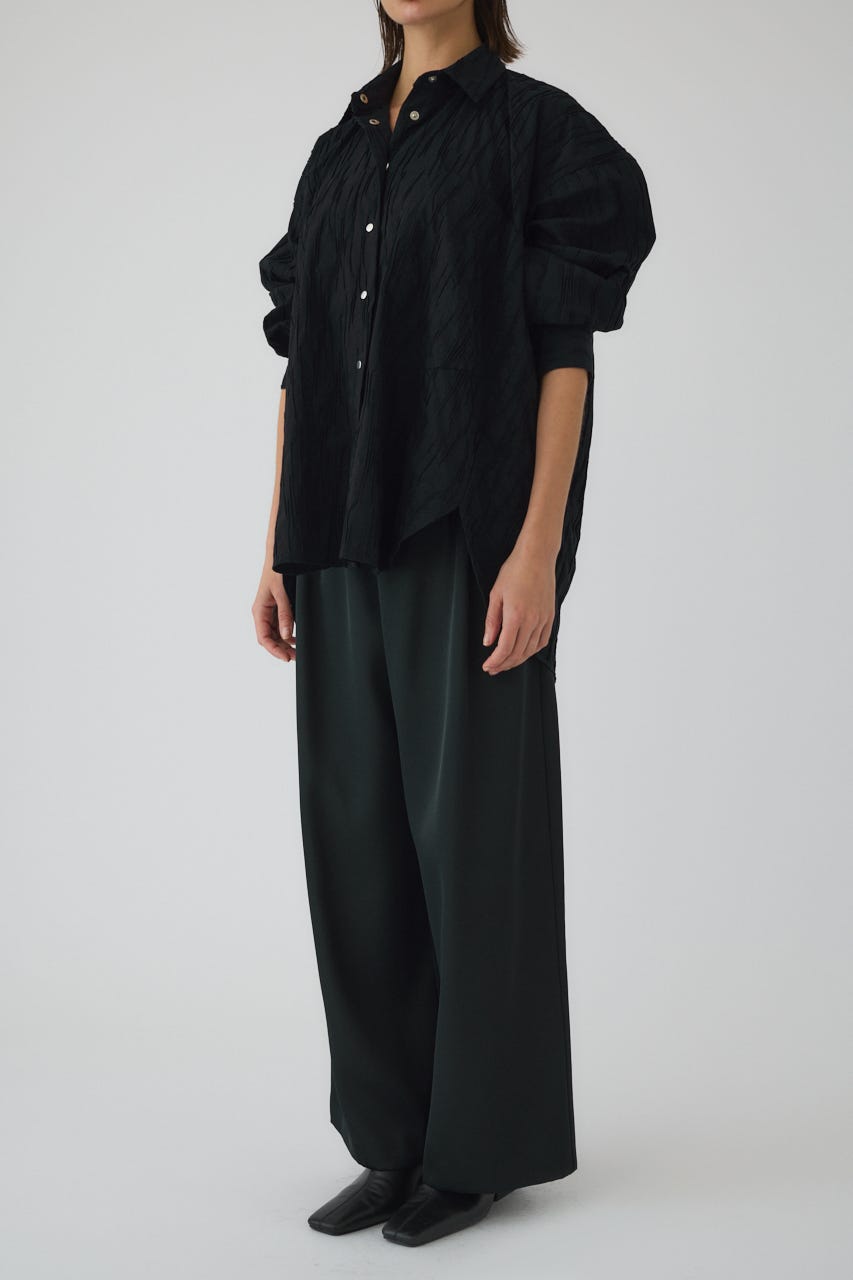 3/4 order start Tuck pleats back volume SH NVY FREE