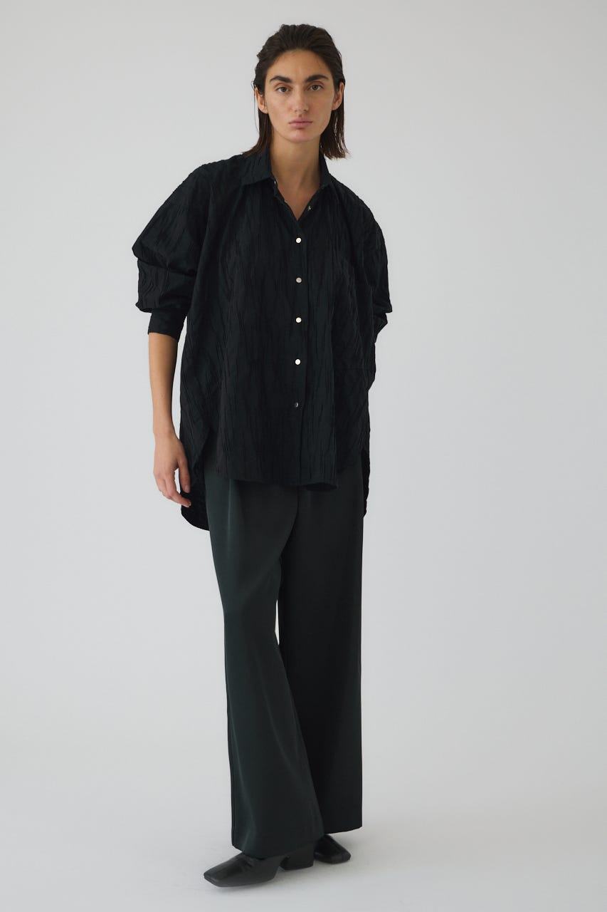 3/4 order start Tuck pleats back volume SH NVY FREE