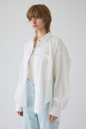 3/4 order start Tuck pleats back volume SH