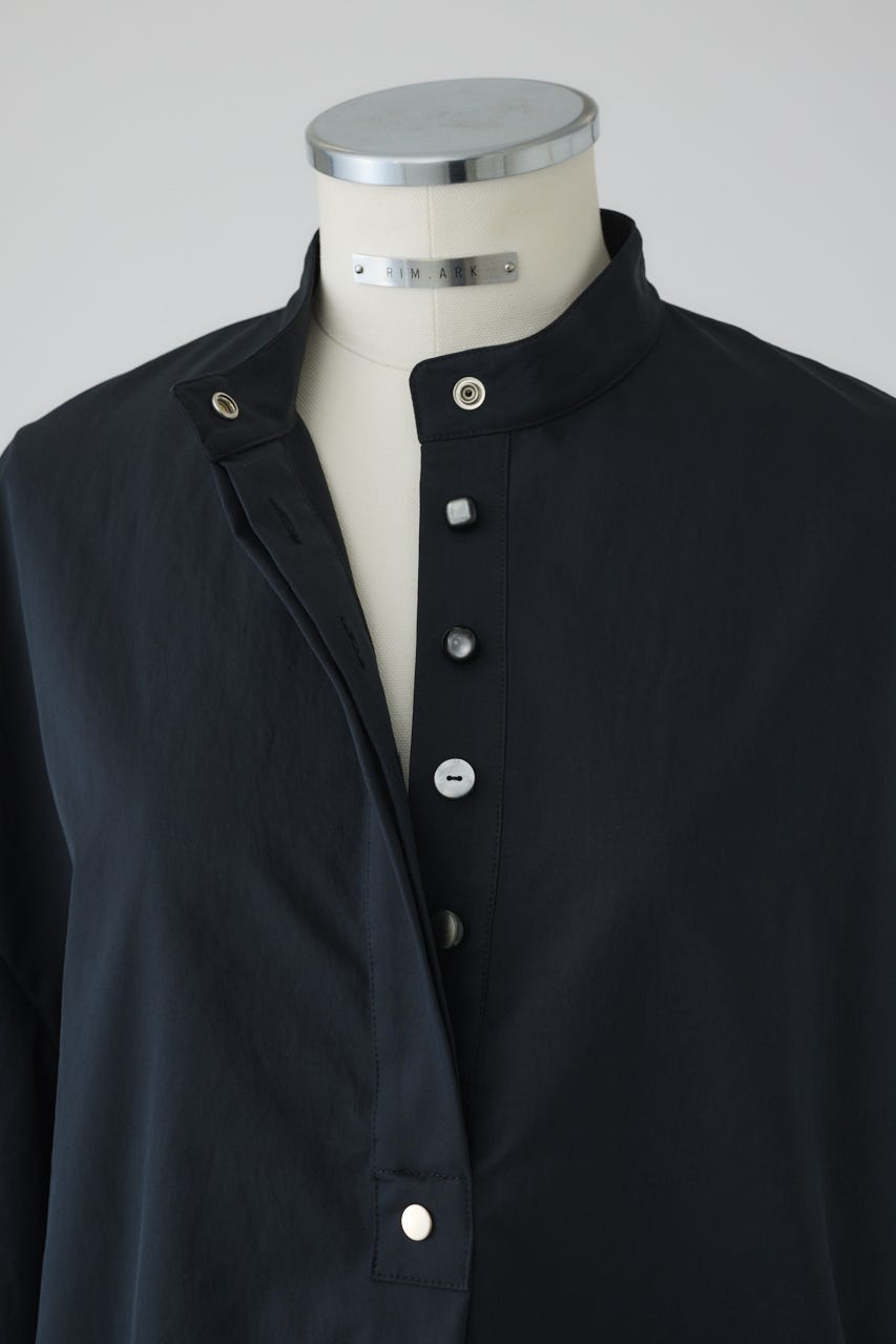 Band collar detail tops BLK FREE