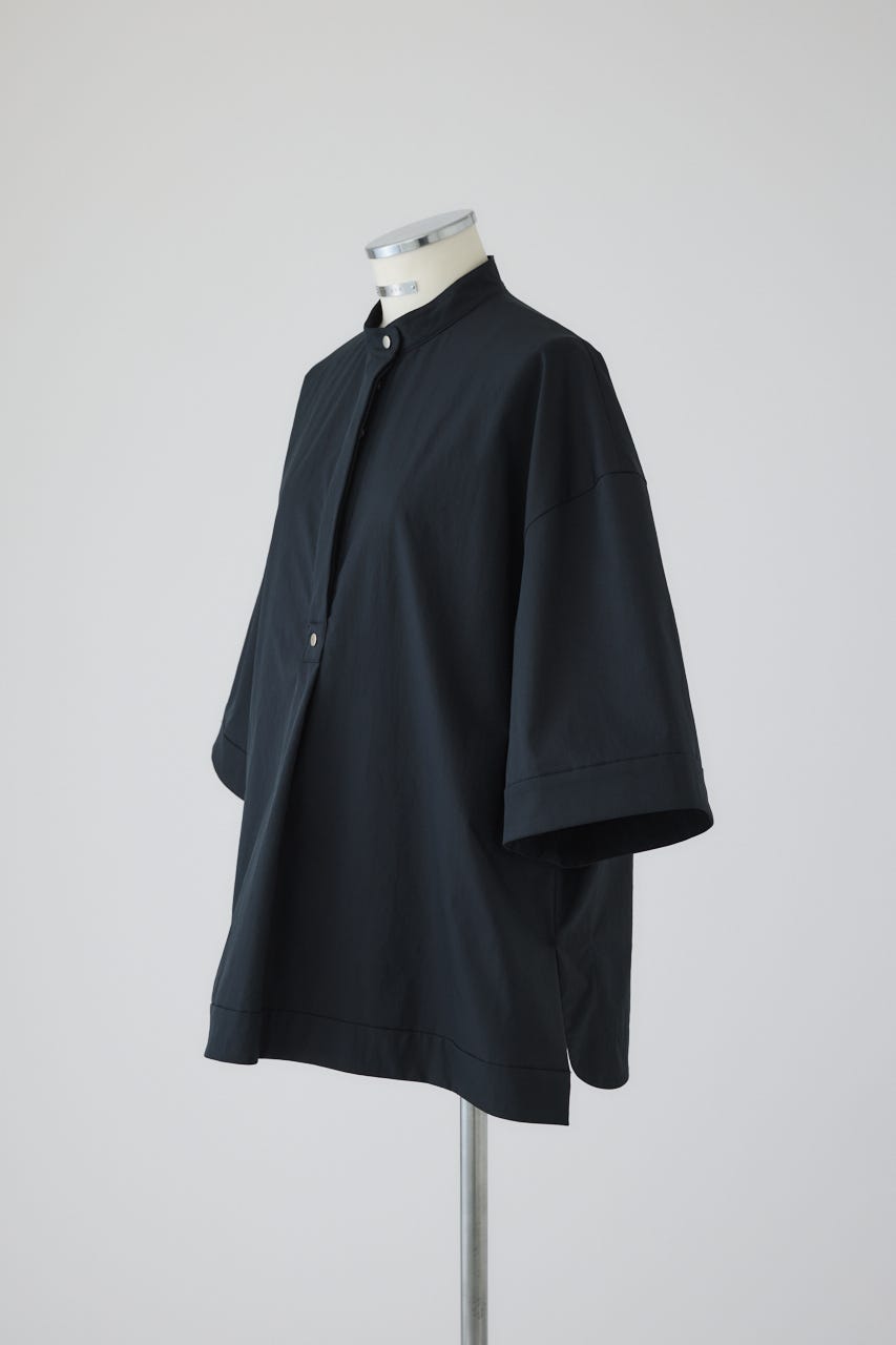 Band collar detail tops BLK FREE