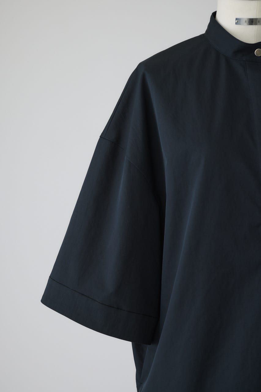 Band collar detail tops BLK FREE