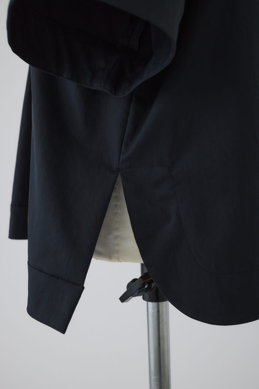 Band collar detail tops BLK FREE