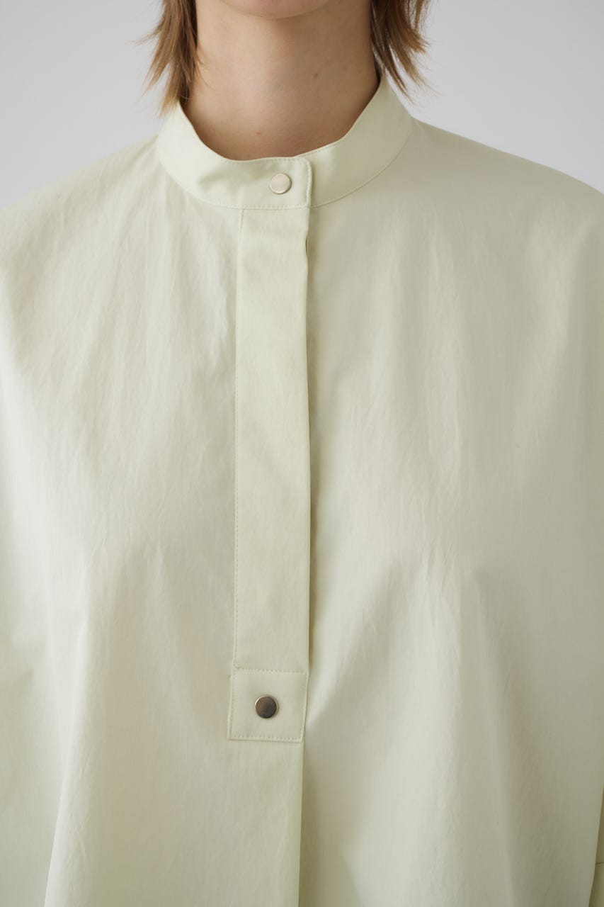 Band collar detail tops L/YEL FREE