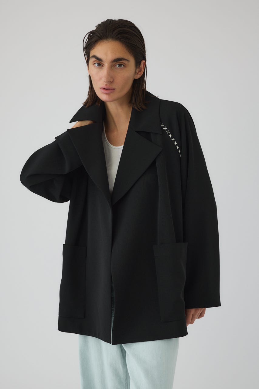 3/4 order start Hidden detail over trench BLK FREE