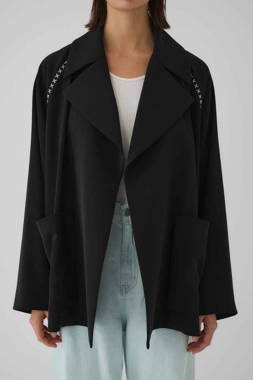 3/4 order start Hidden detail over trench BLK FREE